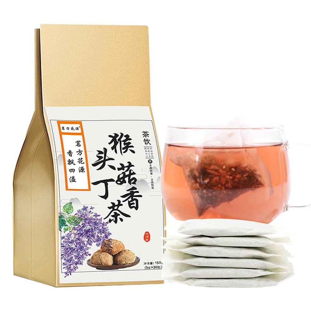 WSYLS Chinese Tea Drinks Individually Packaged Loose Leaf Organic Tea Green Tea 150g (Hericium Clove Tea)