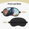 Cartoon Pigeon Print Blackout Sleep Eye Mask Soft Light Headband Night Blindfold Breathable Eye Covers view 2