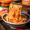 4 Flavors Enoki mushroom Spicy red oil Enoki mushroom,snack food, pickles,chili sauce,side dishes,vegetarian,Relish Gifts,Convenience instant vegetable snacks (Garlic flavor,2cans) view 3