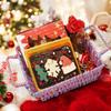 Ghasitaram Gifts Jaiccha Christmas Gifts Christmas Multicolur Basket with Plum Cake view 1