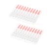 HAPINARY 80pcs Interdental Brushes Teeth Cleaner Tool with Angled Head for Oral Cleaning, Easy to Use Elastic TPE and Plastic Tooth Cleaning Brush, Suitable for Traveling and Home Use view 1