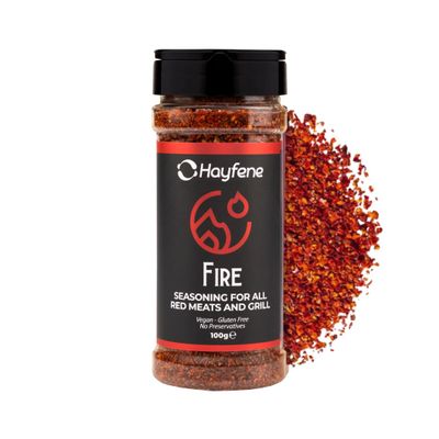 BBQ GRILL SEASONING - Elements Series "FIRE" | versatile flavour for meat and vegetables | perfect for grilling, barbecue, rubs and meals | natural, no preservatives or additives