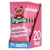 Organix Summer Fruits Rice Cake Clouds, Berry Flavour, 5 x (4 x 18 g Packs) view 1