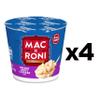 Mac-A-Roni Cup, Creamy White Cheddar, 4-Pack view 2