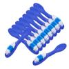 Baluue 10pcs Mini Toothbrush with Anti-Slip Comfortable Grip, Plastic and Nylon Material, for Rehabilitation Centers and Prison Use, Small Toothbrush Designed for Inmates Daily Oral Care view 1
