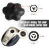 7D Magnetic Head Shaver Replacement Head Heads, 7D Blade Replacement Heads for Bald Men Replacement Easy Install Electric Razor Shaver Head for Wet&Dry Head Shaver and Face, Black view 2