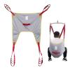 Xiaoxu Divided Leg Sling for Elderly Disabled,Patient Hoist Sling Use with Patient Lifts Sling and Ceiling Hoists,Divided Leg Shower Sling for Paralyzed Elderly and DisabledLoad-230kg/507lb Grey,L view 1