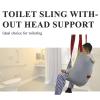 Xiaoxu Divided Leg Sling for Elderly Disabled,Patient Hoist Sling Use with Patient Lifts Sling and Ceiling Hoists,Divided Leg Shower Sling for Paralyzed Elderly and DisabledLoad-230kg/507lb Grey,L view 3