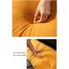 Bed Wedge Pillow Set for Headboard Triangle Pillow for Daybed Bolster Pillow with Removable Cover Blue (150x50x20cm) view 2
