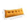 Bed Wedge Pillow Set for Headboard Triangle Pillow for Daybed Bolster Pillow with Removable Cover Blue (150x50x20cm) view 4