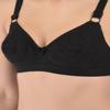 Rupa Softline Women's Cotton Wire Free Classic Full Coverage Bra (Pack of 2), White - Black, 34B view 2