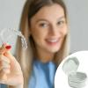 Denture Case for Full Dentures,Portable Denture Box Leakproof Denture Cup with Lid | Denture Cleaning Case, Waterproof Denture Cups for Women, Young or Old view 3