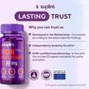Iron Bisglycinate 30 mg High Dose & Well Tolerated High Absorption Iron Supplement 120 Vegan Capsules EU Lab Tested (1 Pack) view 2