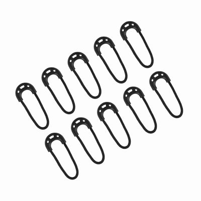 10pcs Bag Black Sm Er Pulls Cord Rope for Outdoor Travel Clothing Backpack Accessory Er Pulls is Appropriate for Your Backpack Trazip Pulls Zip Pulls for Bags 10pcs/Bag Black S