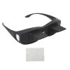 Glasses with 90 Degree Refractive Prism, Optical Glass Spectacles for Lying Down Reading, Watching TV, Suitable for Outdoor Enthusiasts, Black view 1