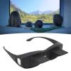 Glasses with 90 Degree Refractive Prism, Optical Glass Spectacles for Lying Down Reading, Watching TV, Suitable for Outdoor Enthusiasts, Black view 4