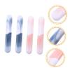 Baluue 4pcs Travel Toothbrush Storage Box Plastic Toothbrush Case Toothpaste for Business Trip and Camping view 4