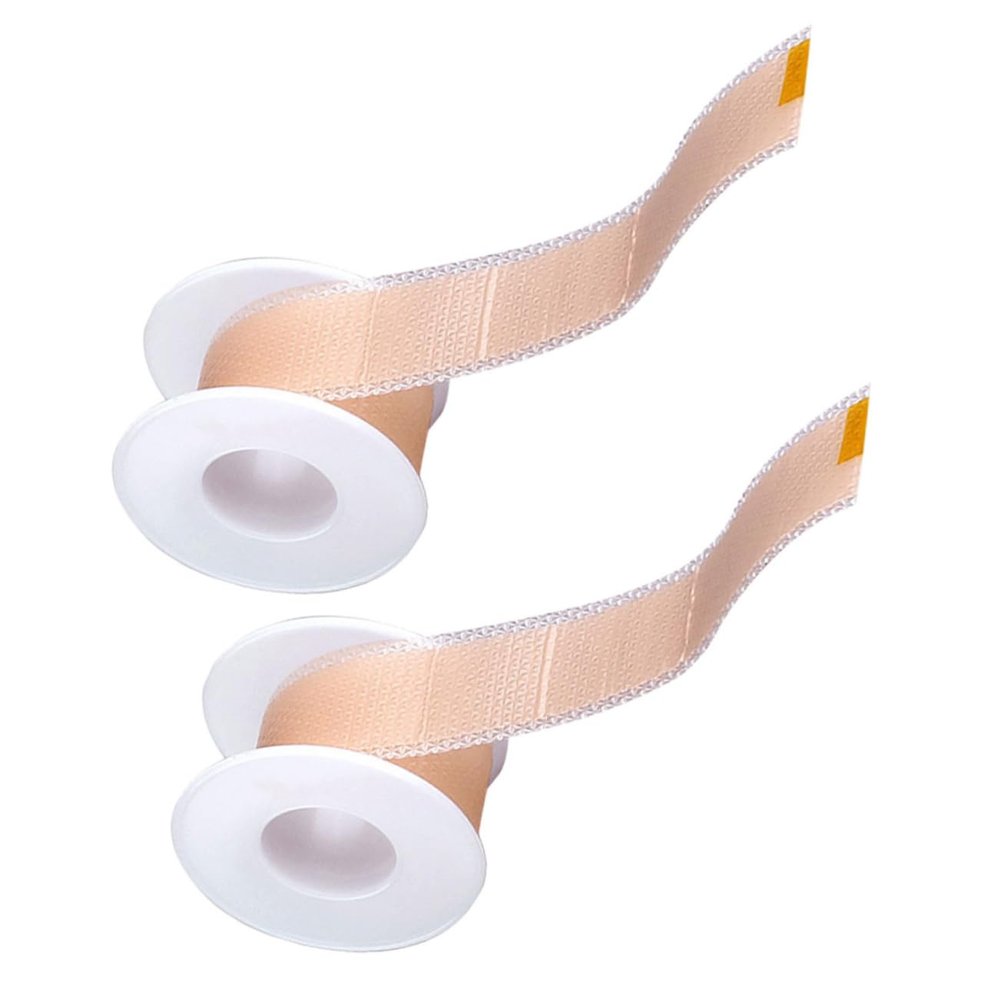 Ipetboom 2rolls Wear-Resistant Heel Liner Invisible Scar Patch Skin Tape for Tattoos Cover and Scar Tape