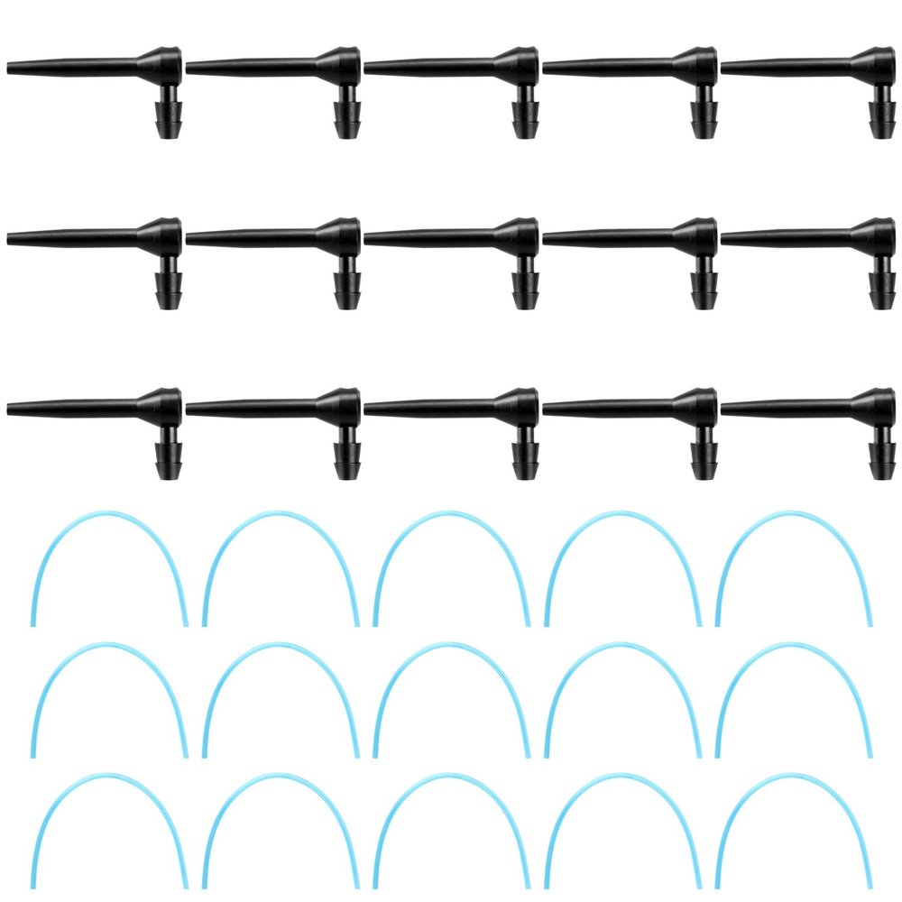 15 Set Maple Syrup Tree Tapping Kit, Maple Sugaring Starter Kit 15 Dropper Tip & 15 Water Pipe Maple Syrup Collecting Pipes Sap Tapping Kit Supplies for Maple Syrup Sap Collection