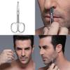 Astrowinter Nose Hair Scissors (Rounded Tip) & Beard Scissors - Safety Blunt-tip Facial Hair Scissors for Nose Hair, Moustache and Beard, Eyebrows, Eyelashes, Ear Hair AW-061-UK-C view 2