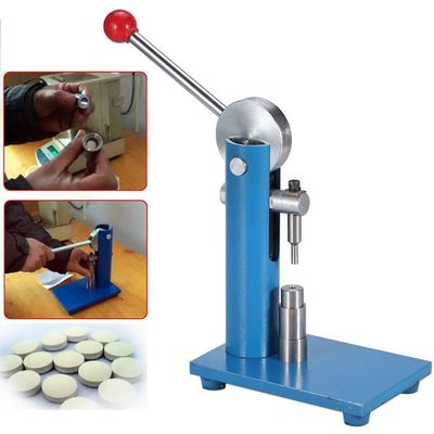 MiBoce Small Tablet Press Machine, Lever-type Tablet Press, Manual Steel Single Punch Powder Tablet Press Machine, for Lab Benzoic Acid, Coal Samples, Western/Traditional Chinese Medicine Powder
