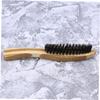 Didiseaon Men Handmade Mustache Brush Long Short Beards Wood Beard Comb Bristle Mustache Comb view 4