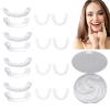 Belligern 4 Pairs Clip in Veneers Teeth, Press up and Down Veneers Teeth Comfort Teeth Veneers, False Teeth Set with Box Regain Your Confident Smile for Men and Women view 1