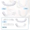 Belligern 4 Pairs Clip in Veneers Teeth, Press up and Down Veneers Teeth Comfort Teeth Veneers, False Teeth Set with Box Regain Your Confident Smile for Men and Women view 2