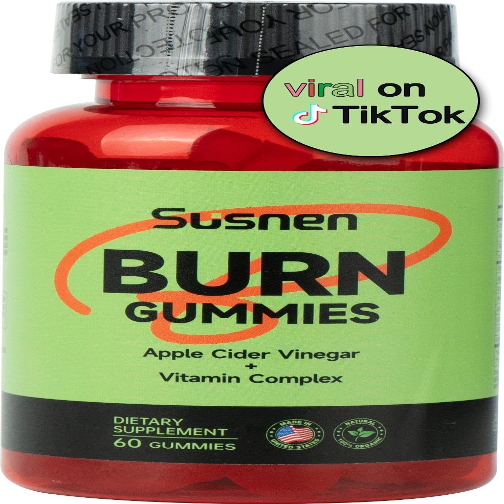 Susnen Apple Cider Vinegar Candies, Designed to Boost Usual Energy Levels & Digestive Wellness,Multivitamin,Lemon Tea Polyphenol Blend(60 Count)