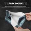 Black Umbrella in The rain Long Tissue Box Cover, Leather Tabletop Decorative Tissue Bag, Suitable for Bedside Table, Workbench Home view 4