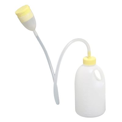 1700ml Travel Car Outdoor Bed Pee Urinal Tube Bottle Urinal Toile for/Hook for Long Distance Driving Patient Pee Helpe