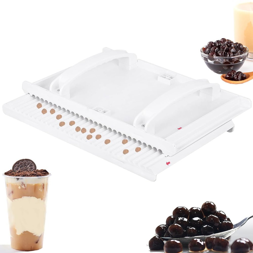 Tapioca Pearls Forming Maker, Manual Taro Ball Cassava Ball Maker Tools, Commercial Boba Bubble Popping Taro Forming Machine, Diy Tapioca Pearl Making Machine For For Milk Tea Shop, Home Kitchen(8mm)