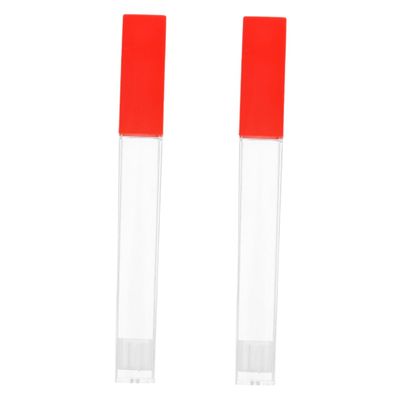 FRCOLOR Thermometer Storage Tubes for Adults 2pcs Protective Case Plastic Easy Cleaning Sturdy and Sleek Design for Thermometers and Tools Suitable for Home