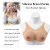 Silicone Breast Forms B-E Cup Mastectomy Fake Boobs for Crossdresser Transgender Drag Queen Cosplay,Color 1,Silicon B Cup view 2