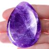 1.7" Worry Stone Natural Amethyst Healing Crystals Thumb Worry Stones for Anxiety Reiki Crystal Gemstone Polished Pocket Energy Quartz Stone view 1