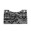 Black and White Lines Long Tissue Box Cover, Leather Tabletop Decorative Tissue Bag, Suitable for Bedside Table, Workbench Home view 2