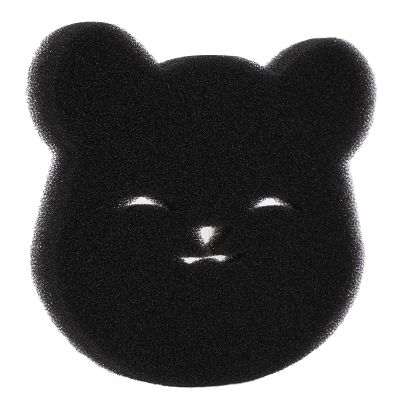 Effective Pet Hair Removal, Multi Purpose Laundry Pet Hair Remover Bear Shaped Reusable Black Washing Machine Pet Hair Catcher (10 Pcs)