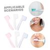 TOVINANNA 6 Pack Toothbrush Head Covers, Abs Portable Toothbrush Protector Caps, Reusable Dustproof Covers for Travel, Home and Outdoor Use view 3