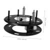 Healeved Shampoo Base Ceramic Basin for Salon Shampoo Bowl Tilt Replacement Tilting Mechanism Supply Swivelling Bath Stool Adjustable Height view 2