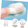 BCOATH 3pcs Boy Girl Toothbrush Soft Bristles Tongue Cleaner Pp Material Comfortable to Hold for Boys and Girls view 2