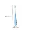 ORFOFE 2pcs Healthy Boys and Girls Toothbrush Non-Shedding Brush Head for Boy Girl Oral Care Toothbrush view 2