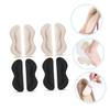 Hoement 4pairs Wear Heel Patches Supple Invisible Shoe Pads for Women High Heel Cushions Protect view 4