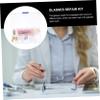 Healeved Silicone Nose Pads for Glasses Soft Eyewear Nose Pads Replacement Screw-in for Eyeglasses view 4