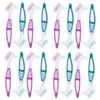 Healeved 16pcs Cleaning Brush Retainer Brush Turtle Scrub for Dentures Removal Hard Bristle for Mouth Guard Cleaner view 1