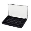 24 Grid Empty Makeup Eyeshadow Palette Blush Lip Gloss Powder DIY Case Black view 1
