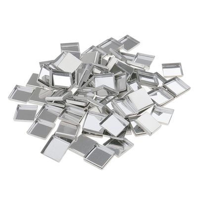 100 Pieces Empty Eyeshadow Blush Makeup Pans for Magnetic Palette Box Square