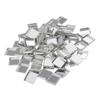 100 Pieces Empty Eyeshadow Blush Makeup Pans for Magnetic Palette Box Square view 2