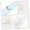 Kids Toothbrush Pp TPR Soft Bristle Manual Toothbrush White view 3