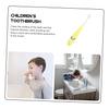 Healeved Comfortable Kids Toothbrush with Non-Slip Handle and Soft Bristles for Gentle Mouth Care, Made of Sturdy Pp and TPR Materials, for Children with Convenient Storage Bucket view 3