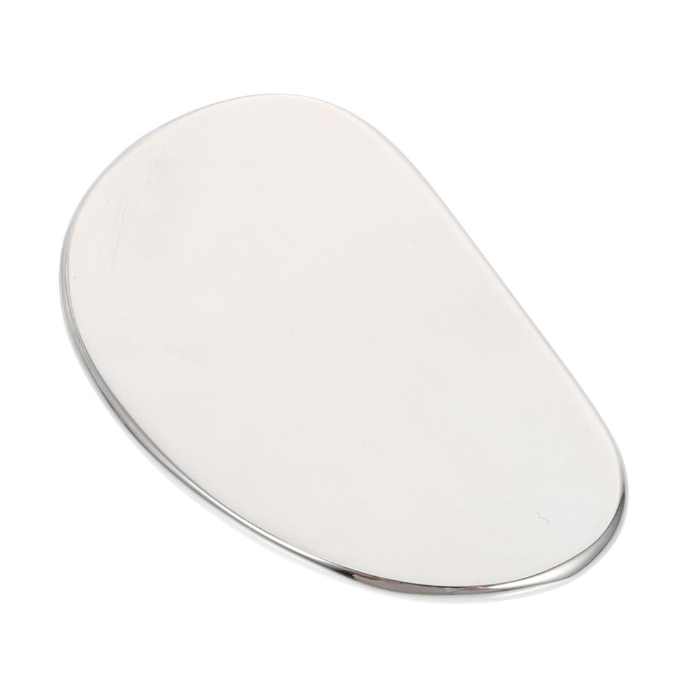 Ipetboom Gua Sha Massage Tool Stainless Steel Scraping Tool Health Massage Board for Home Use Round Edges